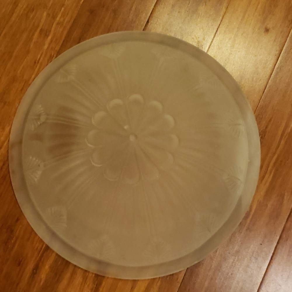 Vintage glass light piece
